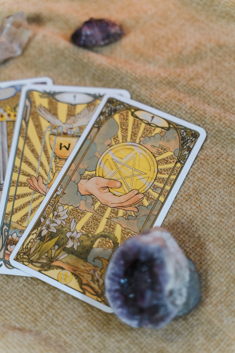 Tarot Cards and Crystals 